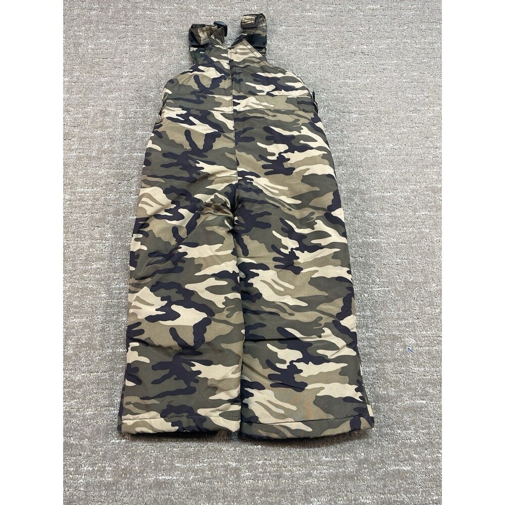 Boys 3T Glaciers Edge Camouflage Snow Bib  Overall Pants